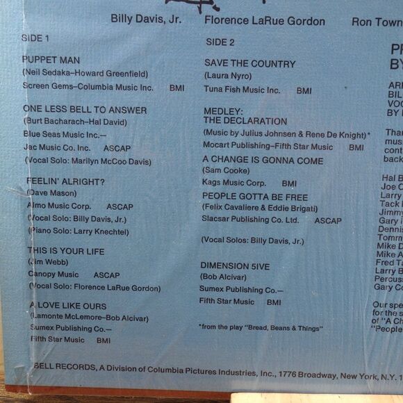 The 5th Dimension "Portrait" Vintage Original 1970 LP Vinyl Record - Picture 4 of 6